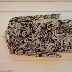 Zara Metallic Thread Print Mini Dress